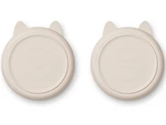 Liewood rabbit sandy tallerken Mae (2-pak)